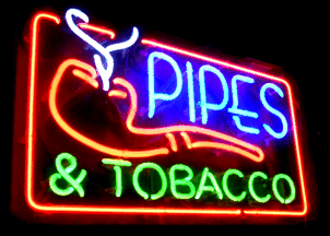 Pipes & Tobacco Neon Sign