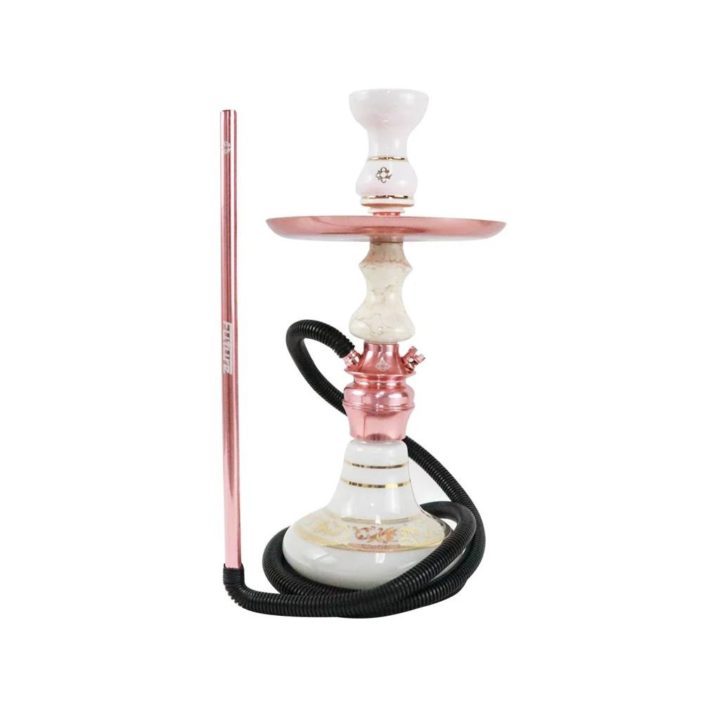 Amazon Hookah Future Prime Rose Botticino Vaso Branco Gold